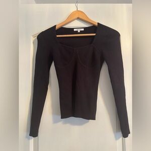 Madewell Wide Rib Sweater Top